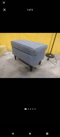 Grey Ottoman