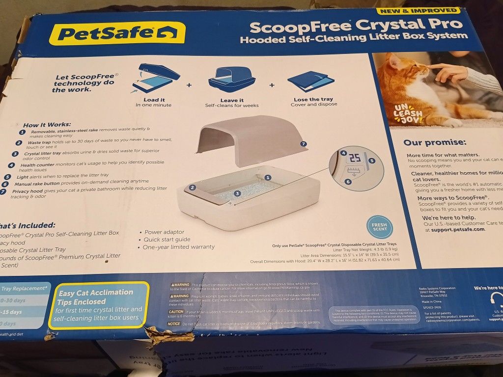 New Automatic Self Cleaning Cat Litter Box