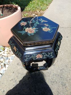 Asian Side Table