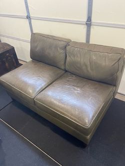 Leather Loveseat Couch