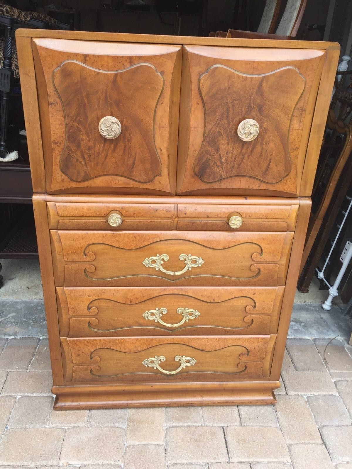 Mid century tall dresser