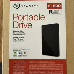 2TB Seagate External Hard Drive HDD