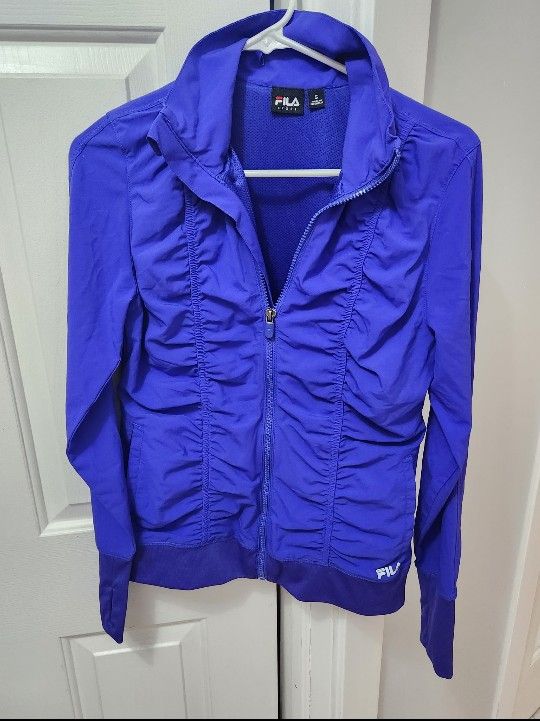Purple Fila Jacket (S) It Looks Blue In The Picture But It's Really More Purple