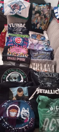 T-shirts For Sale $4 Each Concert Band Sports Funny Graphic Men's Women's Some Vintage