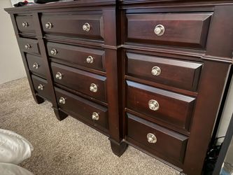 Wooden Dresser with 12 Drawers
