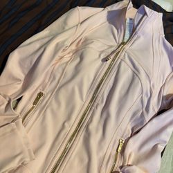 Pink Lululemon jacket size 0