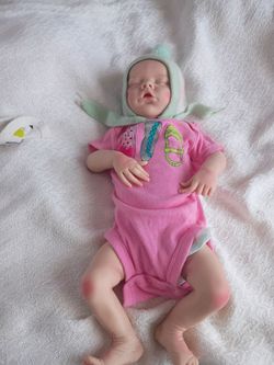 Full body silicone baby doll girl