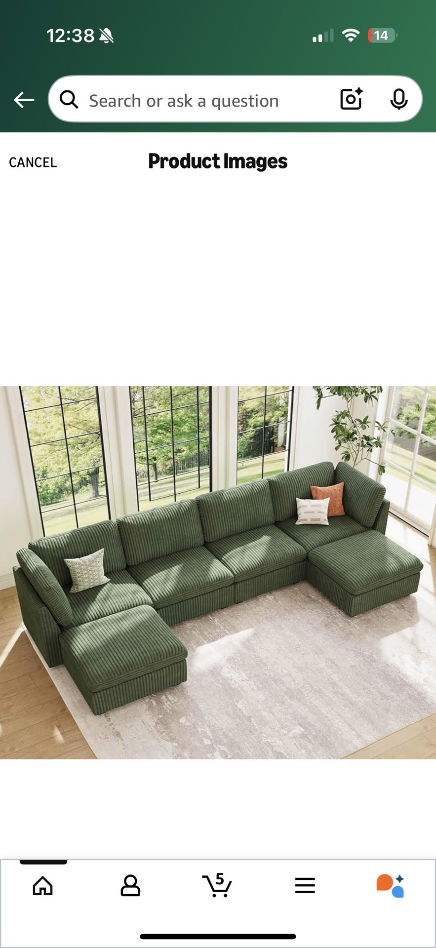 Belffin Sectional Sofa With Storage And Movable Armrest