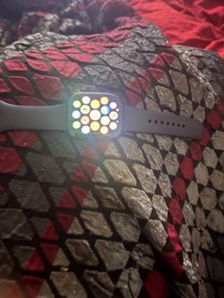 Apple Watch with Black Sport Band