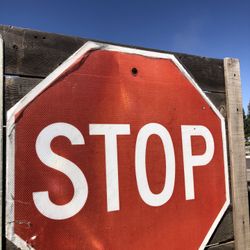 Metal Stop Sign