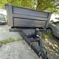 Utility Dump Trailer For Hauling / Landscaping 12 Foot