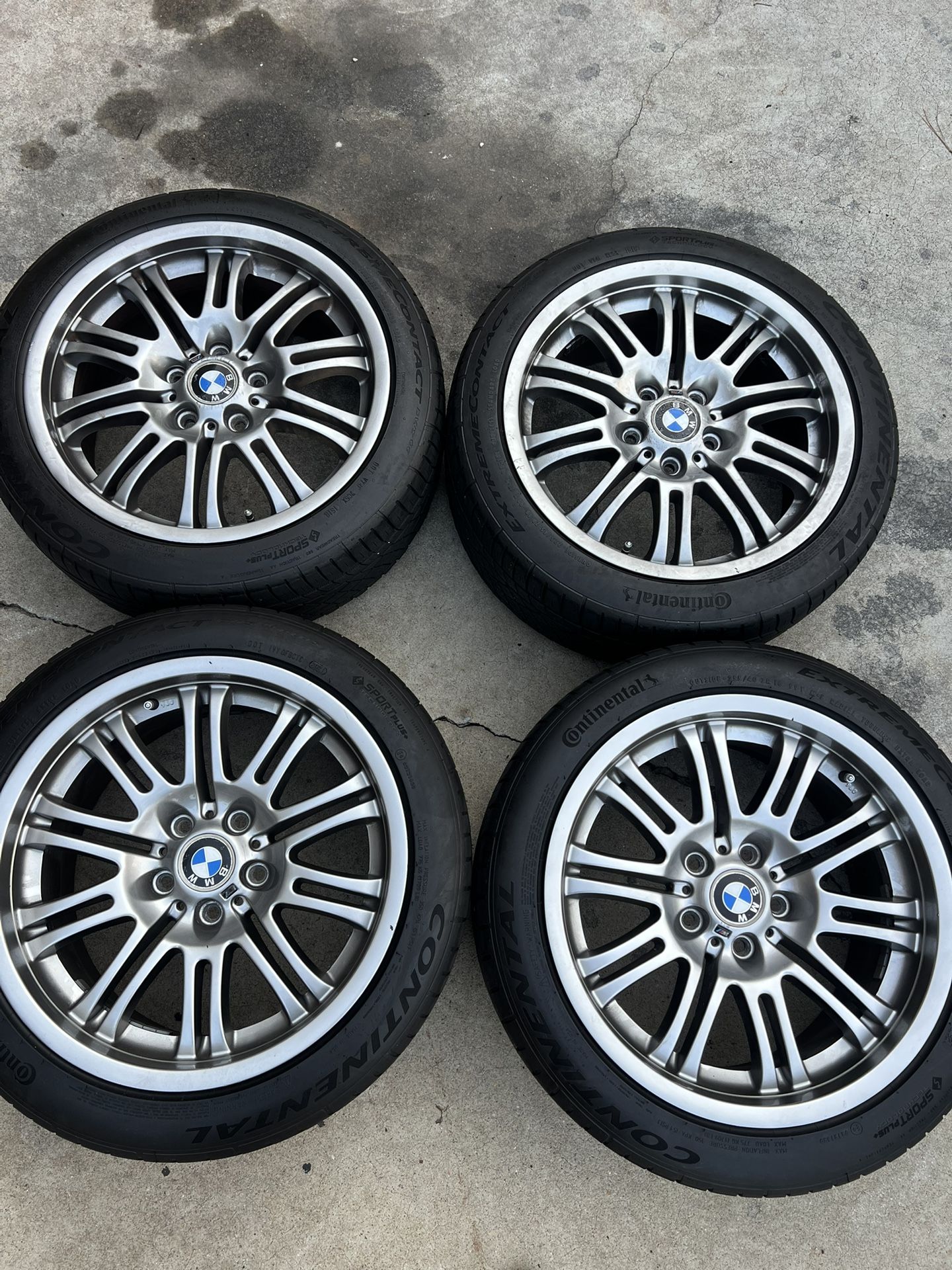 18” BMW Style 67 Wheels Rims Continental Tires 5x120