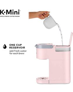 Keurig K-Mini Single-Serve K-Cup Pod Coffee Maker - Dusty Rose