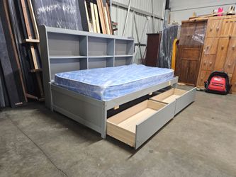 Twin captains bed