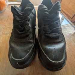 Black Air Forces Size 5.5