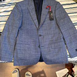 Tommy Hilfiger Wool Suit Jacket - New, 38S