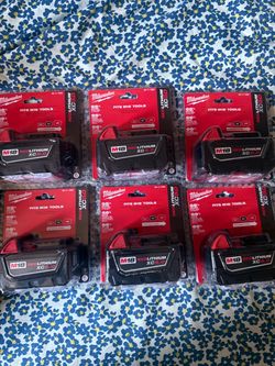 Milwaukee M18 RedLithium XC5.0 Battery 6-Pack