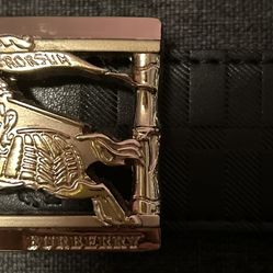 Men’s Gently Used Burberry Belt 