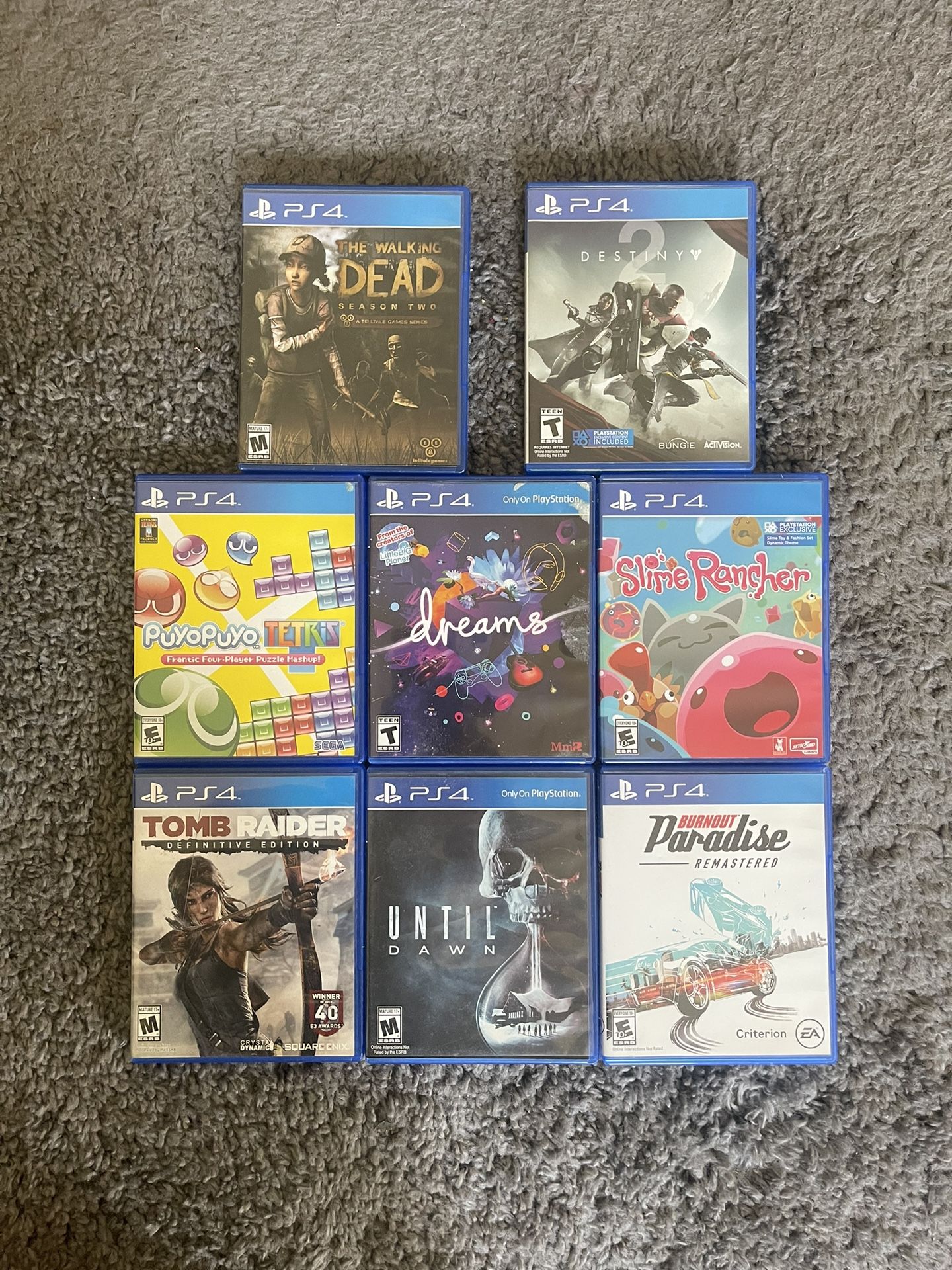 PlayStation 4 Game Lot