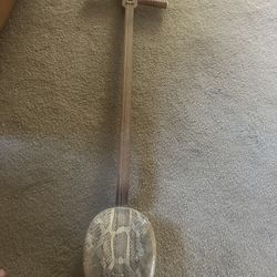 Snake Skin Vintage Sanxian (Chinese Banjo)