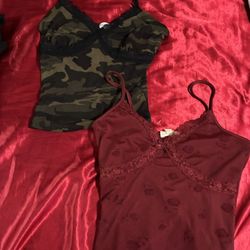 Camo And Red Shirts 