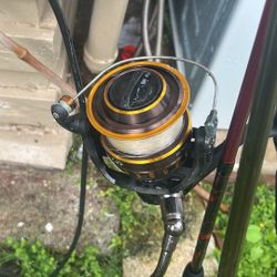 12ft Ugly stick pole and reel 