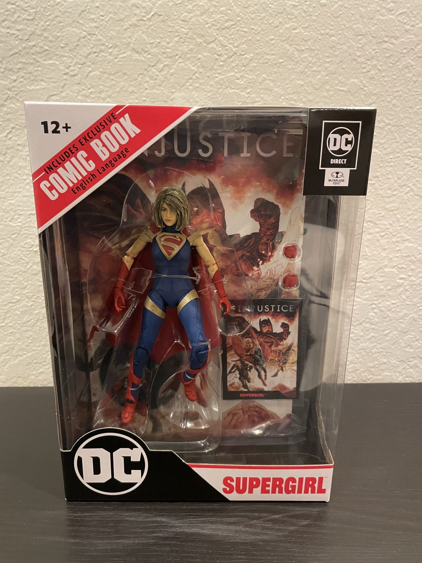 McFarlane DC Multiverse Page Punchers Injustice 2 SUPERGIRL 7 inch action figure
