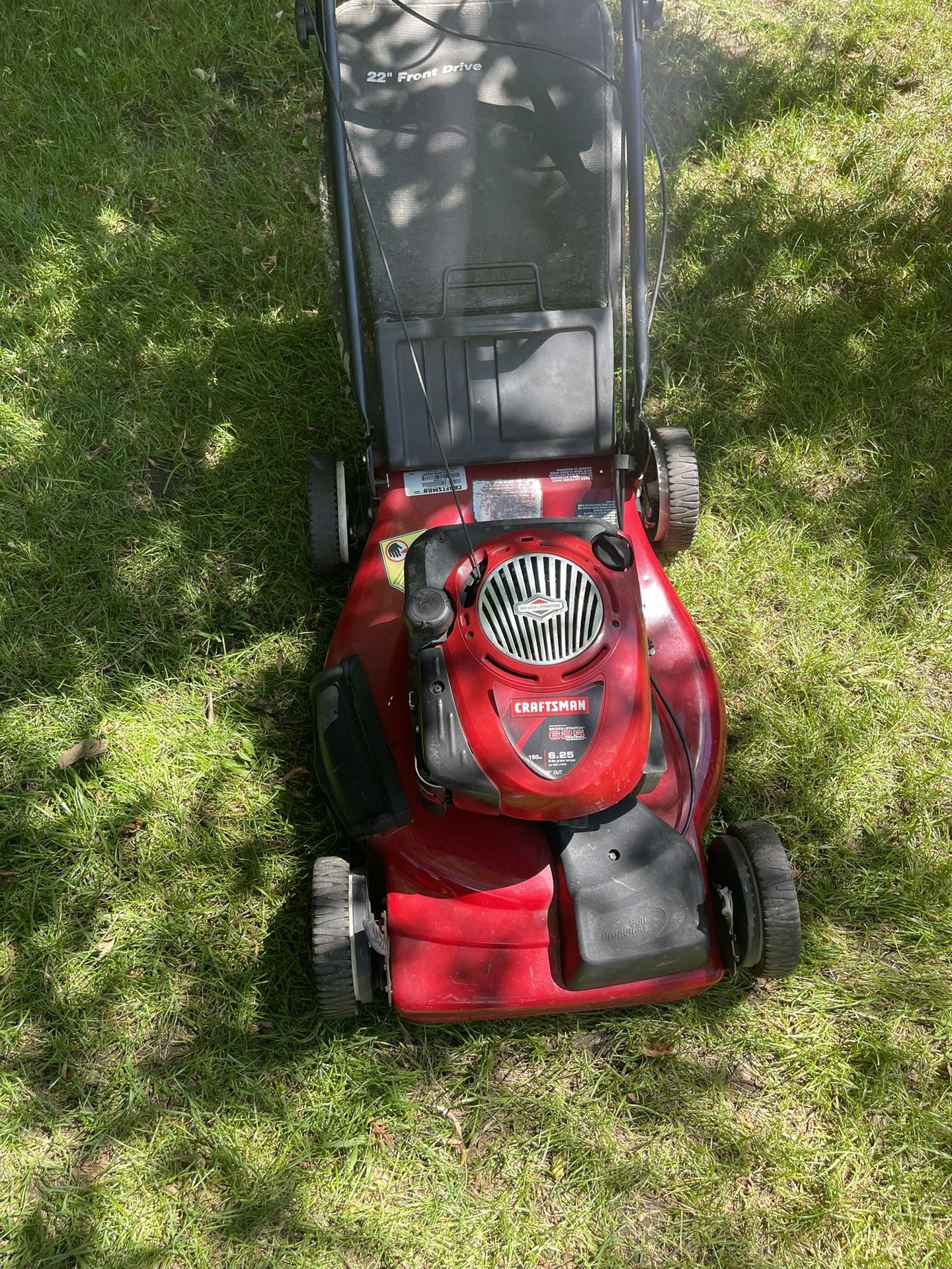Lawnmower Craftsman 190cc 6.25 Series