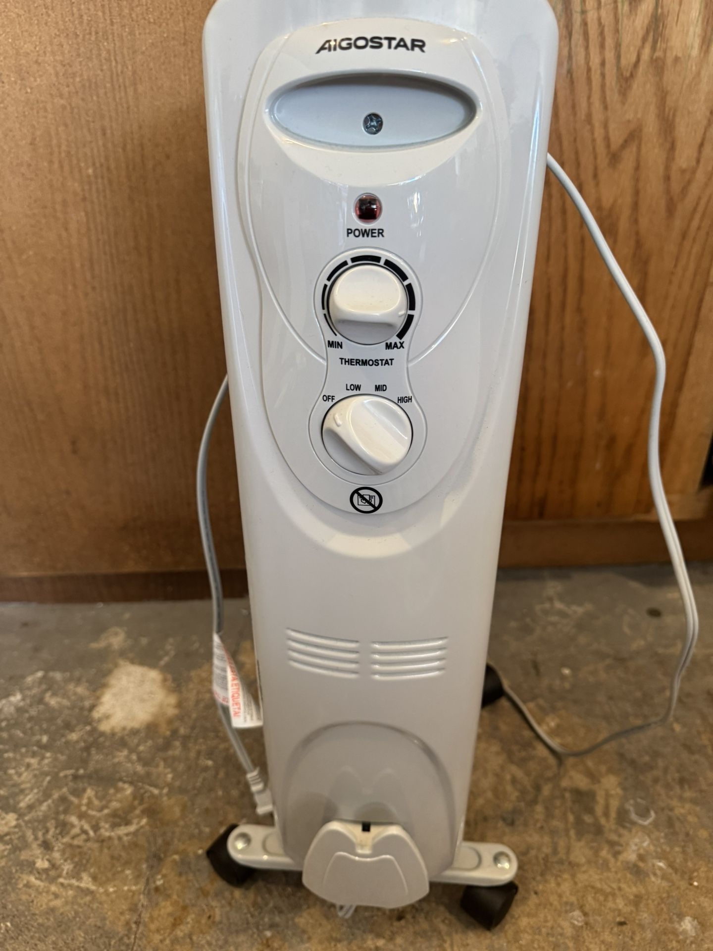Aigostar / Pelonis Oil Filled Radiant Space Heater