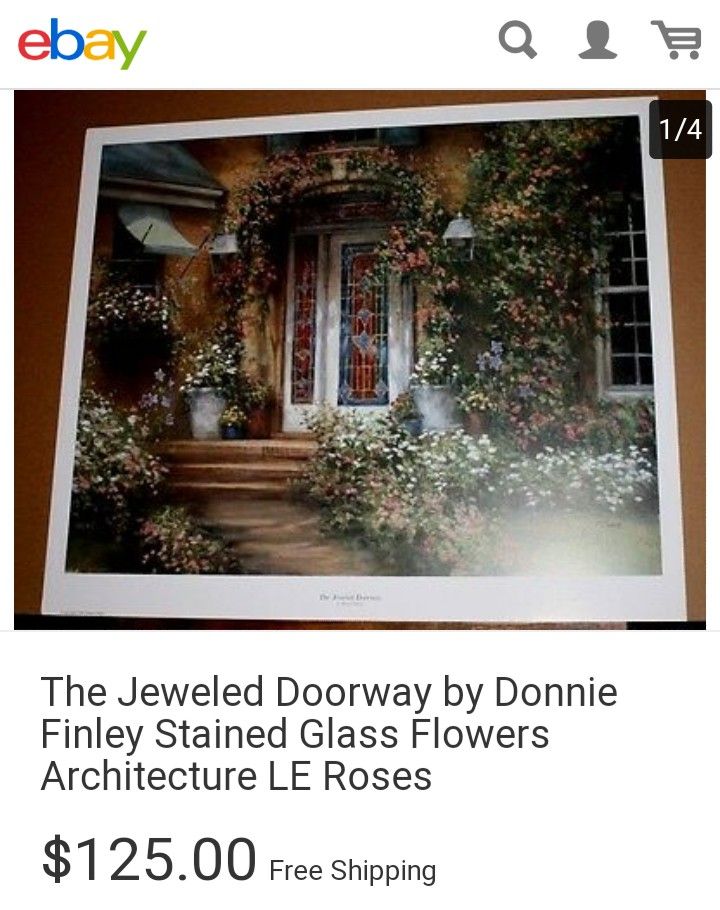 Donny Finley print w/ frame and matted