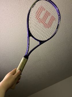 Used twice Wilson Triumph Tennis Racket Purple