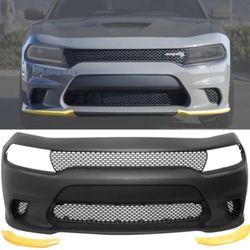 15-23 Dodge Charger SRT Hellcat Conversion Front Bumper Cover Replacement