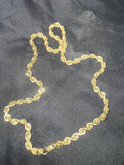 14 K Rope Chain