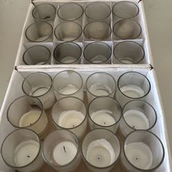 Votive Candle Holders -36 Clear