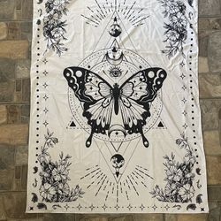 Decorative Butterfly Tapestry