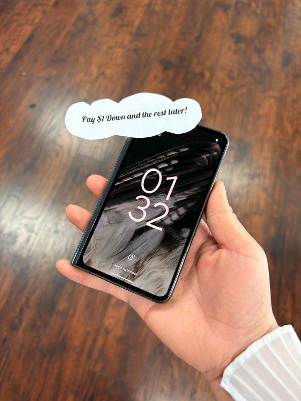 Google Pixel Fold Mobile Smartphone Unlocked - Pay $1 To Take It Home Today and pay the rest later.