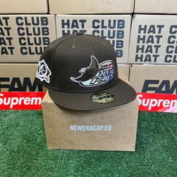 Exclusive SOLD OUT  Tamba Bay Devil Rays 59fifty New Era Brown Mocha Chocolate Coffee Fitted Hat with Pink UV (COMES WITH PIN)  •SOLD OUT EXCLUSIVE LI