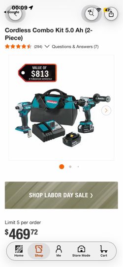 Makita drill set
