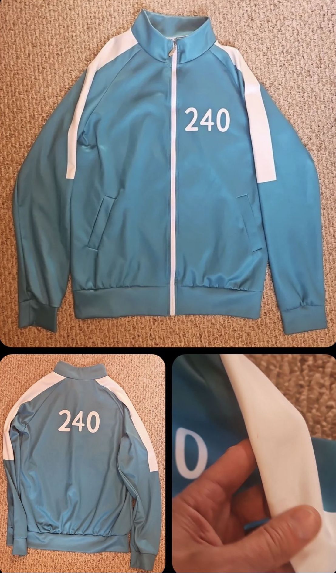 Squid Game Korean Version Track Jacket Ji-Yeong XL