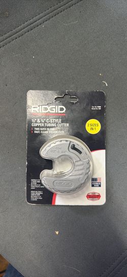 1/2 in. to 3/4 in. C34 "C" Style Close Quarters Quick Change Copper Pipe & Tubing Cutter w/ Spring Loaded Cutting Wheel