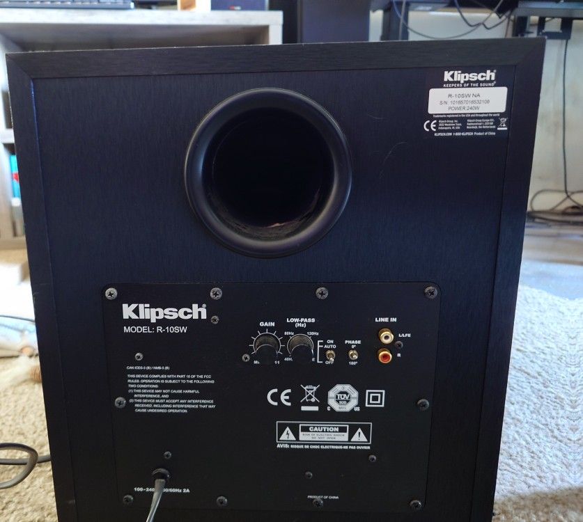 Klipsch R-10SW $60
