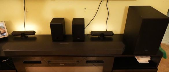 Samsung Home Theatre System with Dolby Atmos | HW-Q700C + 9500S Rear Speakers