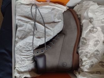 Brand new gray timberland boots size 11.5