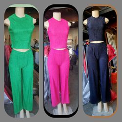 Set De 2 Piesas Diferentes Estilos De Un Material Grueso Y Stretch De $18 $20 Y $27 Dolares