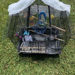 Black Large Bird Cage 22 High 18 Wide