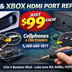 PS5 XBOX HDMI Port Repairs - just for $99 (Hurry up will fix at same day 🤩)