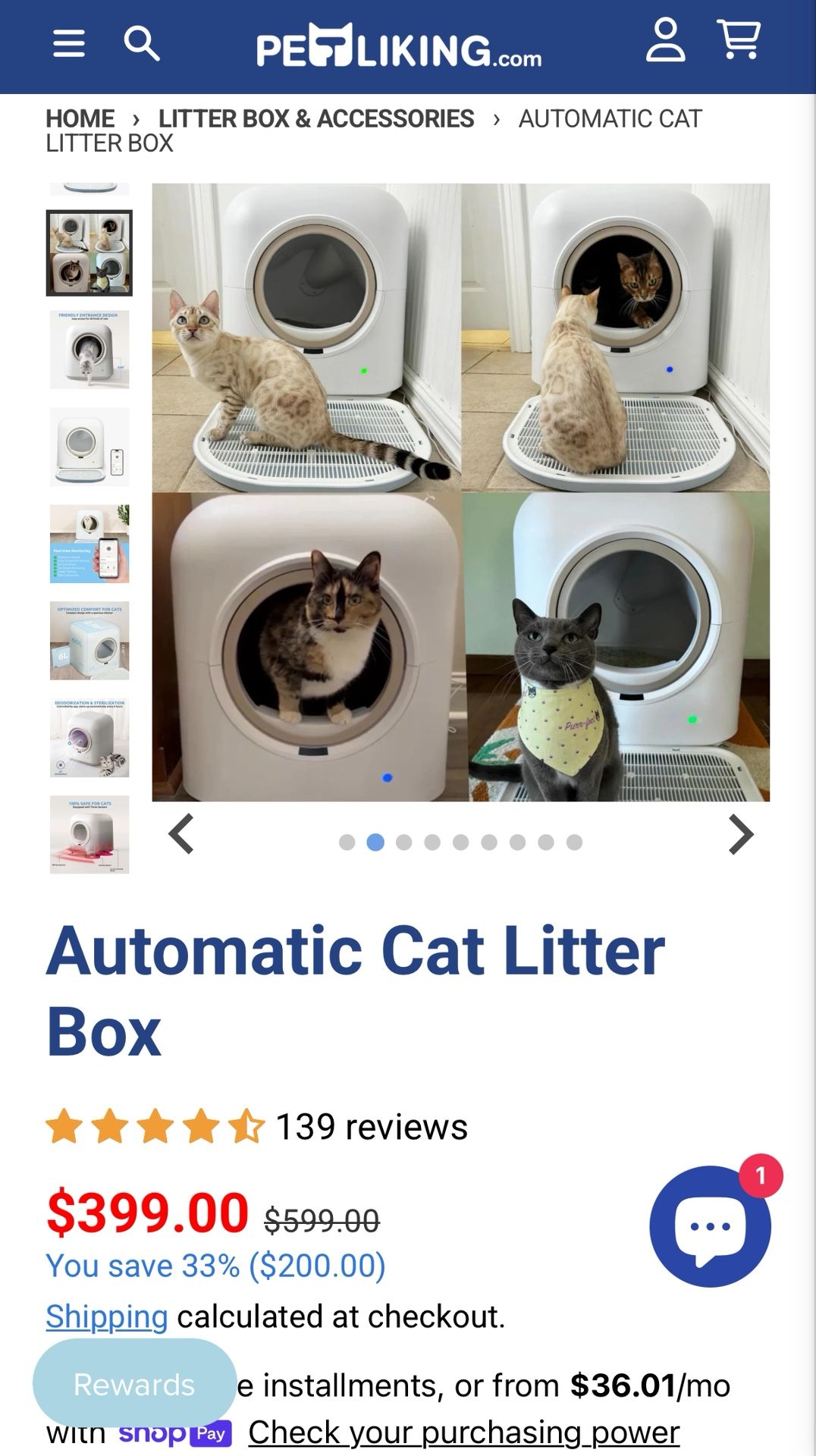 Automatic Smart Cat Litter Box Quick Sale