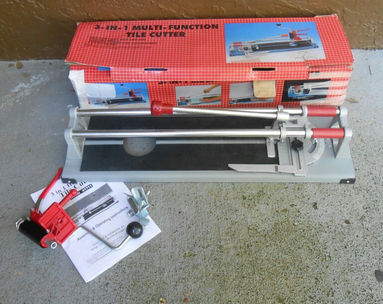 New Used Harbor Freight Finch & McClay 3 in 1 Tile Cutter Model 41711