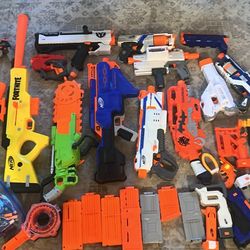 Assorted Nerf Guns. Whole Lot