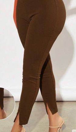 Women’s brown size 10 stretch pants